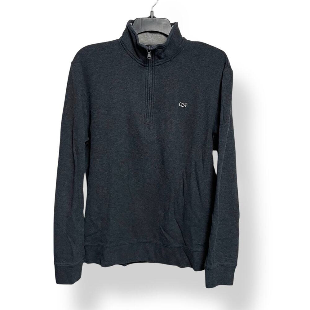 Men's vineyard vines dark blue Half-Zip Sweater small - Picture 2 of 6
